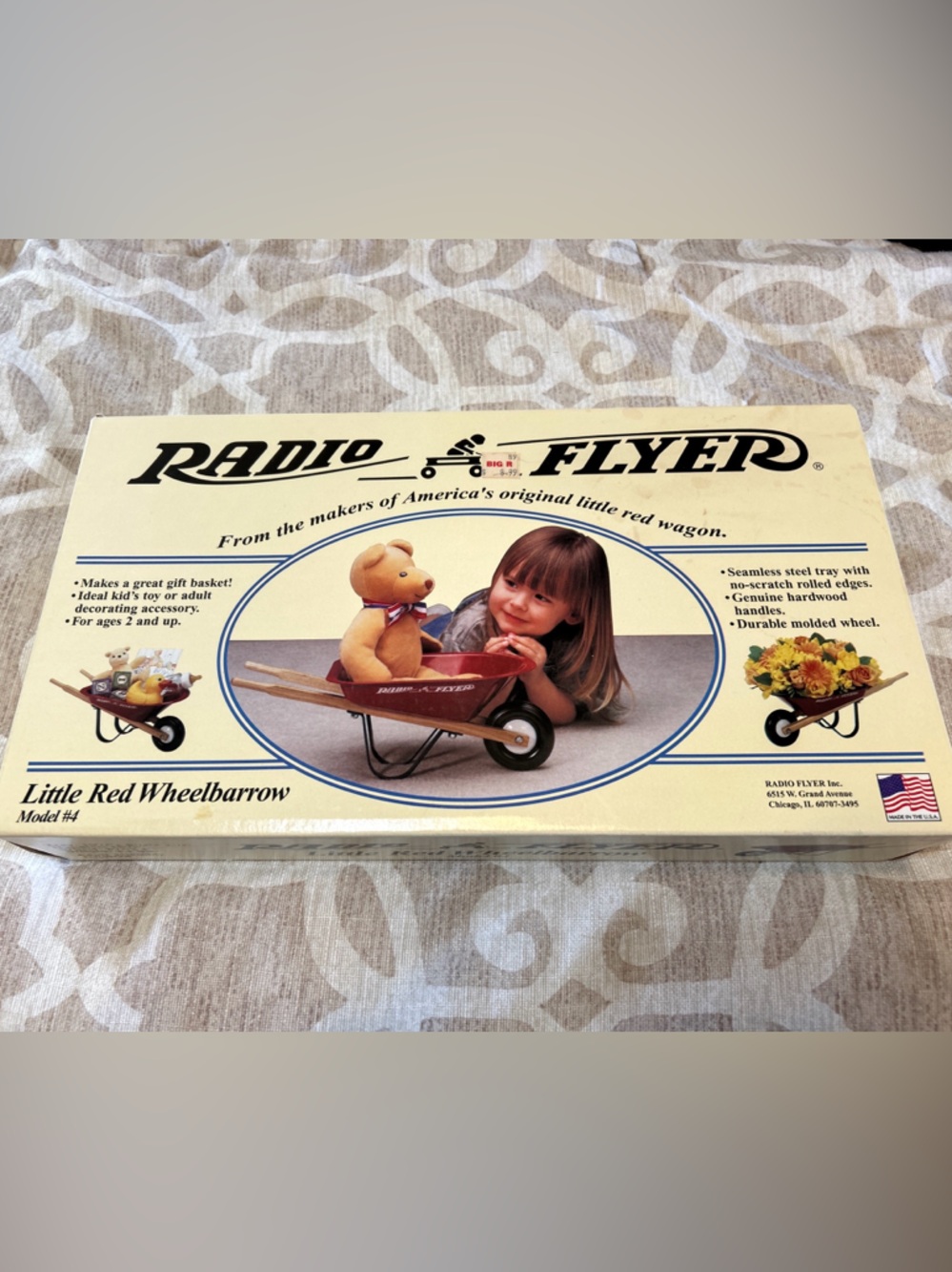 Unopened Radio Flyer Little Red Wheelbarrow - Red